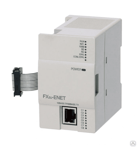  PLC Коммуникационный модуль Mitsubishi Electric FX3U-ENET